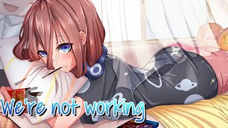 Nightcore - Tate McRae, Khalid - working (Lyrics)