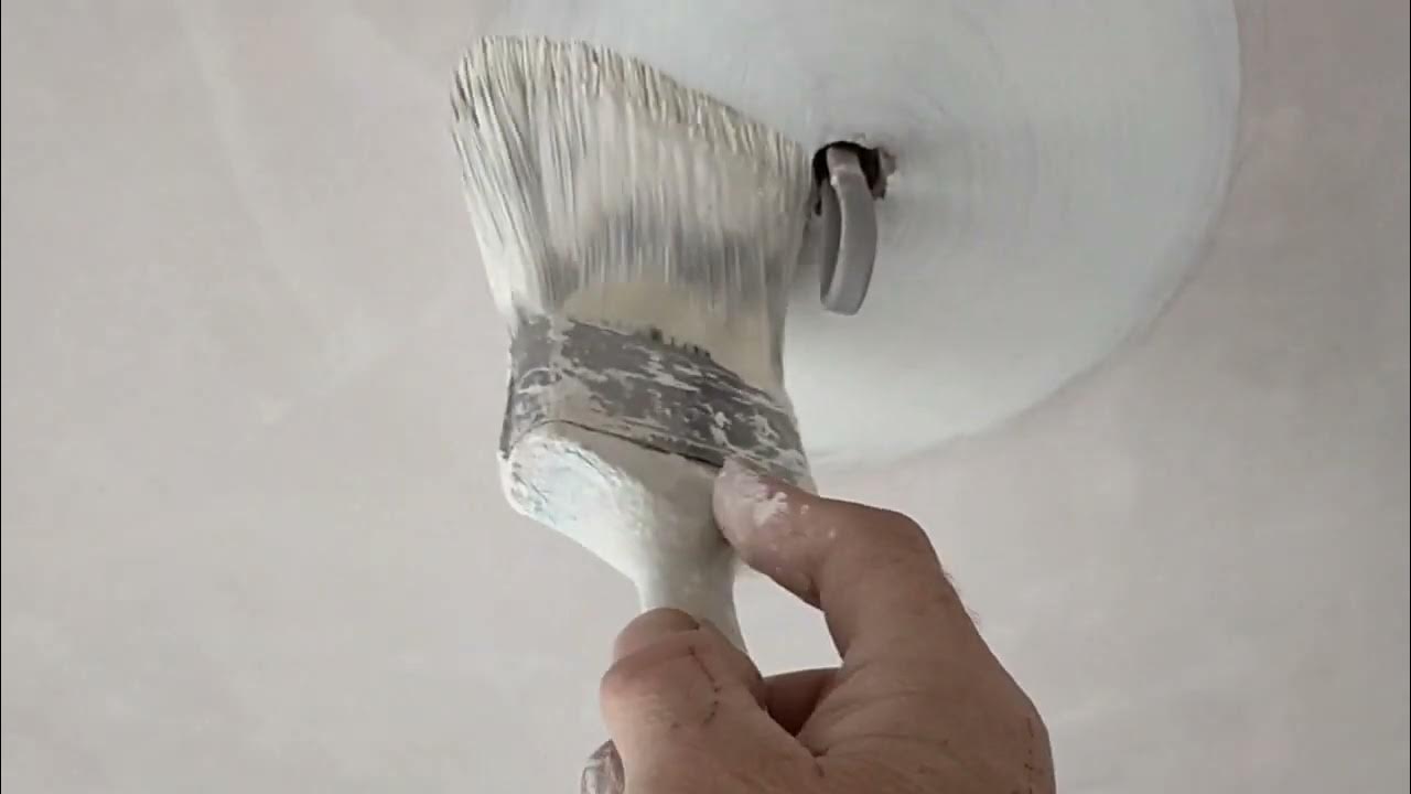 Painting New Plaster Ceiling And Walls Eclipse Emulsion YouTube