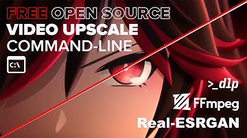 Video upscale tutorial Real-ESRGAN