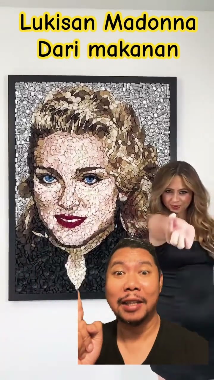 LUKISAN MADONNA CANTIK BANGET!!??? #art #madonna #artist #madonnaqueen #painting #fashion