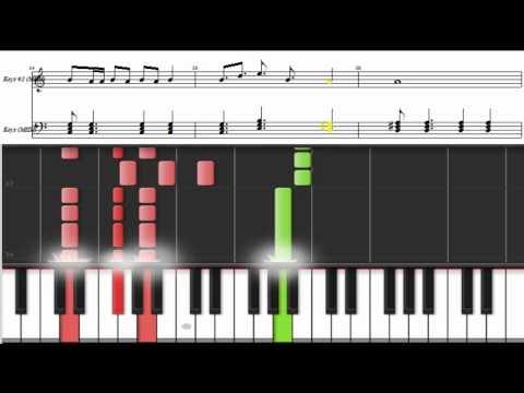 Piano tutorial. How to play Raise Your Glass by Pink. Music sheets