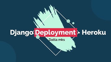 Easiest way to Deploy  Django  to Heroku