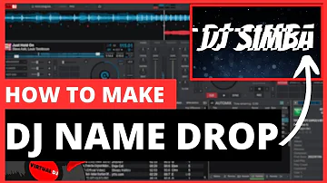 How to Make A 2D DJ NAME SAMPLE | DJ DROP | DJ NAME EFFECT ( virtual DJ tutorials )
