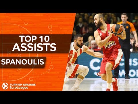 Top 10 Assists by Vassilis Spanoulis