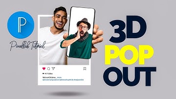 3D Image Pop Out Tutorial 1 In Pixellab #pixellabtutorial #pixellab