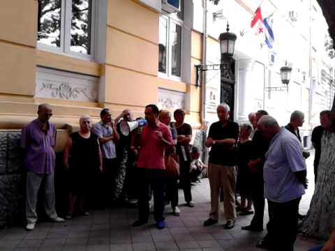 იპოთეკით დაზარალებულთა აქცია ბათუმში