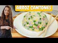 cómo preparar ARROZ CANTONES RECETA TRADICIONAL CHINA, delicioso y fácil de preparar