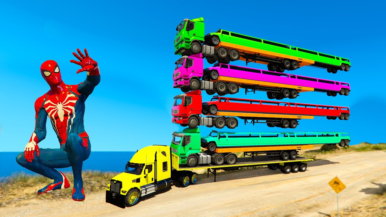 Spider-Man and Team Help Transport Huge Vehicles in This Thrilling Mission!