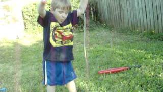 Jumping Rope 3 Year Old Style