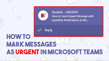 How To Mark Messages as URGENT in Microsoft Teams