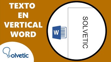 Escribir Texto Vertical en Word ✅ FACIL y RAPIDO