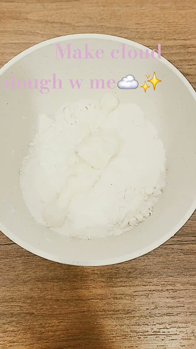 make cloud dough w me🫶🏻☁️🍳