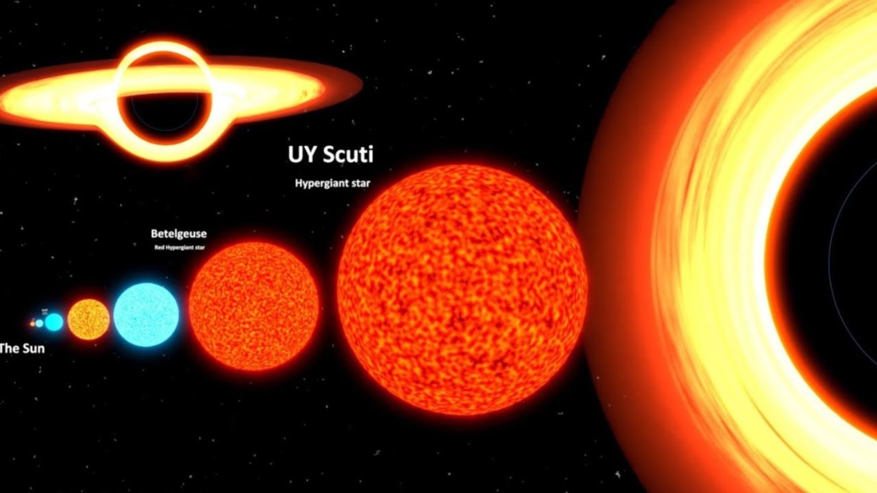 COMPARACION de Tamaños En El UNIVERSO Conocido - YouTube