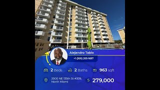 Check out my listing Address: 2000 NE 135th St 309