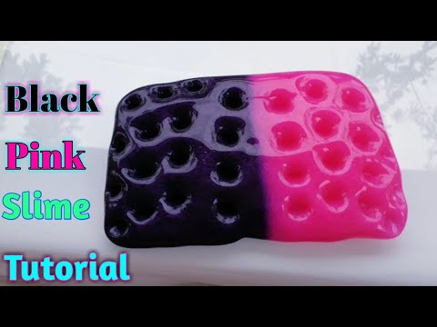 Cara Membuat Blackpink Hologram Slime Tutorial