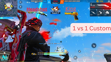 Bd Headshot King // 1VS1 Custom Challenge || Magnath Gaming-- Garena Free Fire