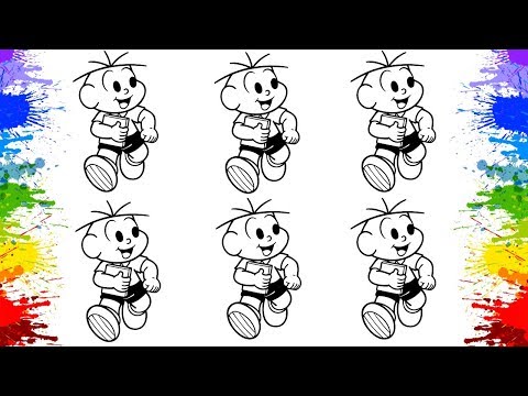 Desenho da Turma da Mônica Cebolinha se transforma em personagens de desenhos animados friendly