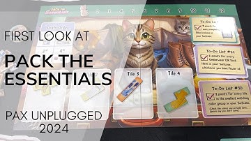 First Look at Pack the Essentials by Wise Wizard Games - PAX Unplugged 2024