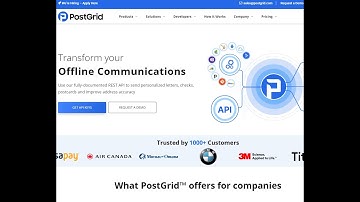 Mailing global letters online by postgrid