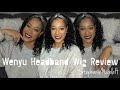 Amazon Headband Wig Review featuring Wenyu Hair | More Details on Giveaway | Water Wave Headband Wig