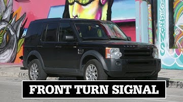 LR3 Front Turn Signal Bulb Replacement | Headlight Removal
