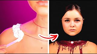 BOO! HALLOWEEN MAKE UP IDEAS || Last Minute Transformations Easily To Repeat by DrawPaw