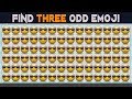 FIND THE THREE ODD EMOJI​ | ONLY QUINES CAN GIVE THE RIGHT ANSWER