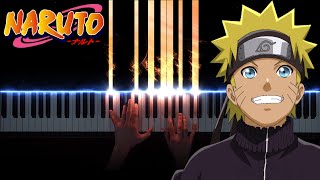 Video thumbnail of "Naruto Ending 1 - Wind - piano version"