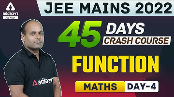 JEE Mains 2022 Maths | Function Class 11 | JEE Mains Maths Crash Course 2022 #4