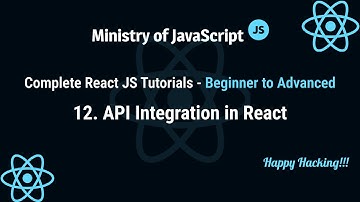 React JS Tutorials | Master API Integration in React JS | React JS From Beginner to Advanced