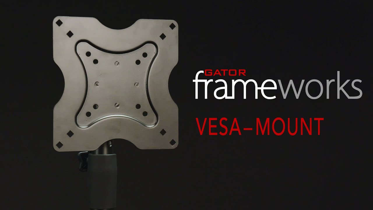 Frameworks Individual VESA Mount Assembly & Clamp-GFW-AVLCDVESA - Gator  Cases