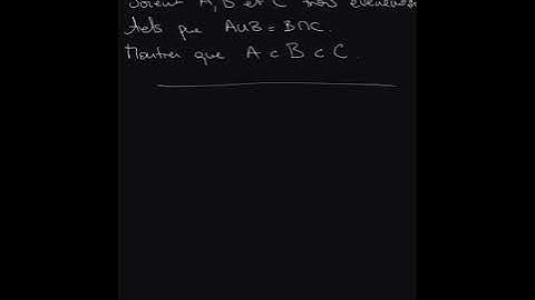 Exercice corrigé : inclusion d’ensembles