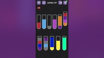 water_level_747 #watersortpuzzle #puzzle #game #sortpuzzle #color