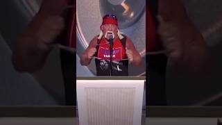 Hulk Hogan's iconic shirt rip during the Republican National Convention in 2024