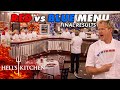Chef Ramsay’s DISILLUSIONED By Red vs Blue Menu Dinner Service | Hell’s Kitchen