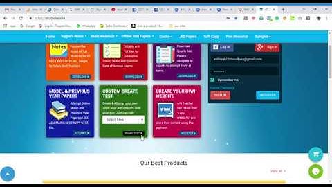 Create your own test of IIT-JEE | NEET | AIIMS | SSC | GATE at studysteps.in