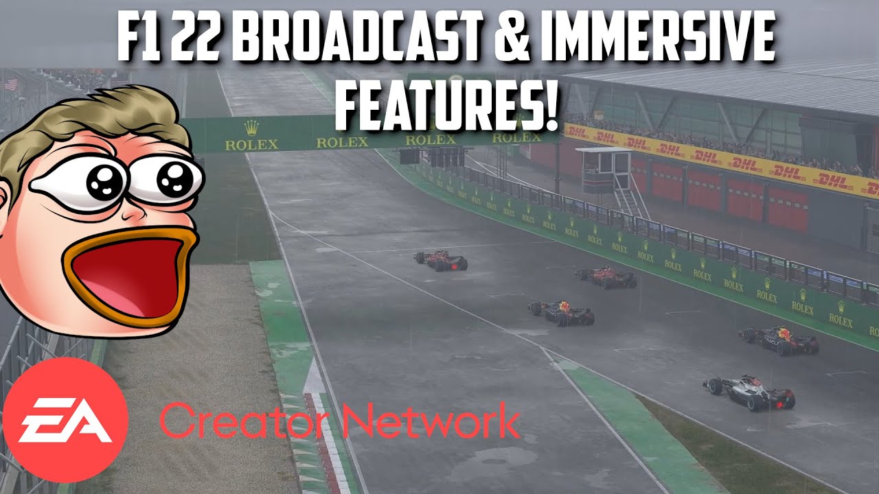 NEW BROADCAST and IMMERSIVE FEATURES IN F1 22! - F1 22 Gameplay #EACreatorNetwork