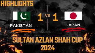 Pakistan vs Japan Hockey Highlights | Sultan Azlan Shah Cup 2024 highlights