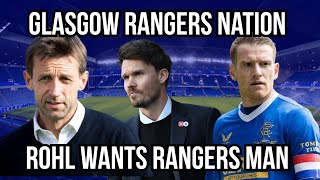 Danny Rohl Wants A Rangers Man! Rodgers Resigns From Them!