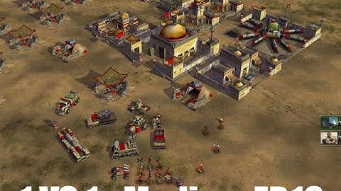 Command & Conquer Generals Zero Hour - 1 Vs 1   Medium EP.18