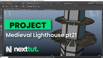 MAYA TUTORIAL | Medieval Lighthouse tutorial pt21
