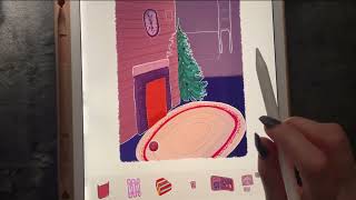 ipad ASMR  Art Puzzles  Writing sounds / whispering