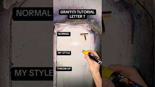 Details Graffiti tutorial Letter T #tutorial #graffiti Guide