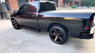 Ram  Wheels Dub baller “10x22 tires Nitto420 “305/45/22 #dubwheels #nittotires #ram #ram1500hemi