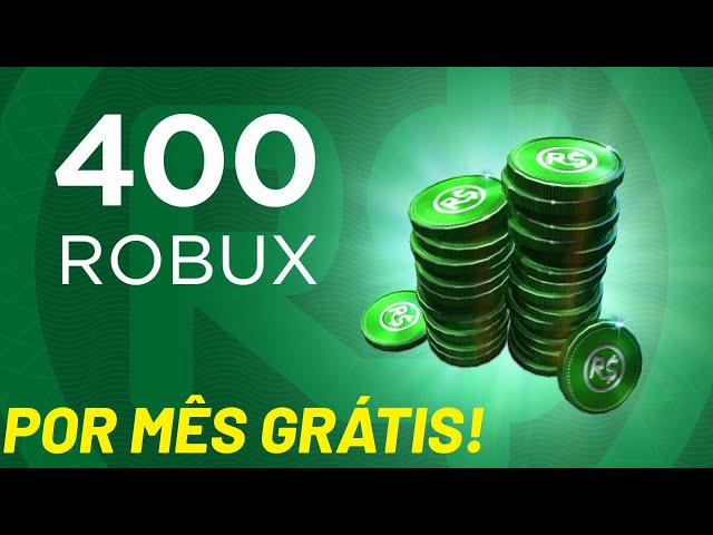 Como conseguir 400 ROBUX GRÁTIS todo mês! 