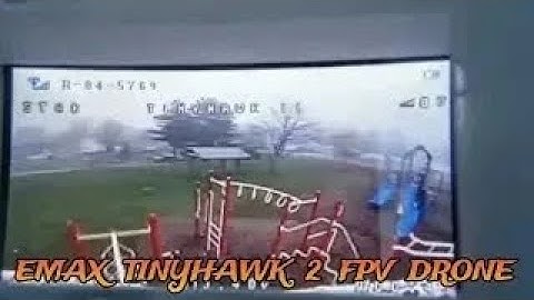 EMAX TINYHAWK 2 LOW BATTERY flying around the playground