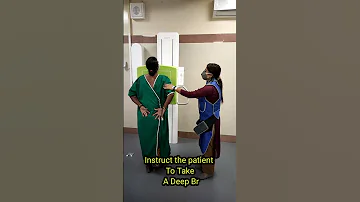 How To Take Chest Radiograph PA View 
