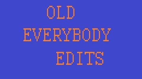 How to play the Old Everybody Edits
