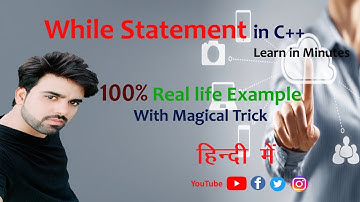 While Statement in C++ and easy way to learn (Hindi) || by Semester Adda