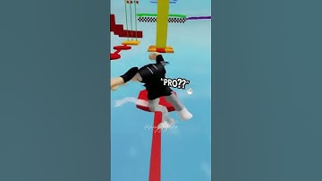 🧊😬 When he said ‘I’m a pro at parkour’ (Obby / Tower of Hell) #roblox